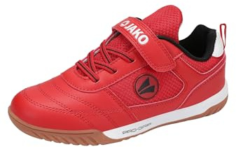Jako Chaussures de Sport en Salle J-SH Winger Ev Unisexes pour Enfant, Fiery Red Jet Black, 39 EU