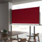 PABURNI Seitenmarkise Seiten Balkon-Sichtschutz Ausziehbare Markise Balkonfächer für Garten Terrasse Balkon Küche UV- und Witterungsbeständig Schlichte und Stilvolle Rot 300x120 cm