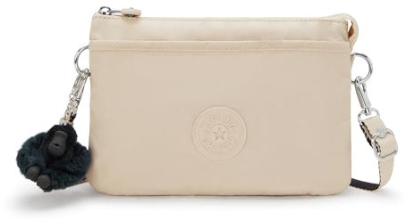 Kipling Riri Crossbody Bag, Back to Beige, 9.5''L x 6.25''H x 2.5''D