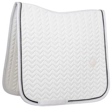 Kentucky Horsewear - Schabracke - inkl. Metallkette - Satteldecke - Dressur - weiß