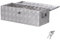 VEVOR Werkzeugkasten aus Aluminium für die Ladefläche mit seitlichem Griff und Schlossschlüsseln, Aufbewahrungs-Werkzeugkiste für Anhänger Pickups Wohnmobil (762 x 330,2 x 243,84 mm) Silber