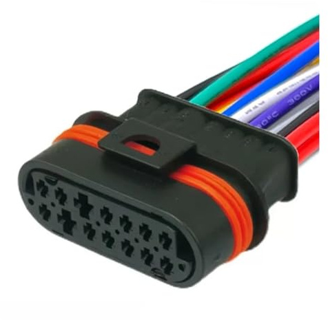 14 Pin Diesel Standheizung Stecker Kabelbaum 225201040011 967526-1 for Ebers~her D5WS D3WZ B4WSC HELLA 732261-00(14Pin Female,10 Pcs)