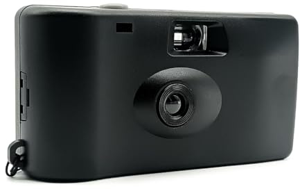 Point and Shoot 135/35mm Film Camera Reusable Retro Camera, Built in Flashing