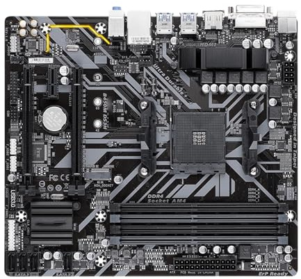 motherboard Scheda madre Fit For Gigabyte GA-B450M DS3H for AM4 Ryzen 3/5/7/9 1a, 2a, 3a, Athlon USB3.1 HDMI M.2 B450 Micro-ATX
