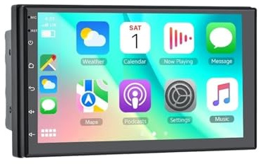 gioco senza fili Ricevitore radio per auto wireless Android 13 da 7 pollici con supporto per la navigazione GPS(4G+64G)