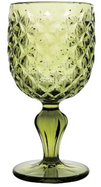 BRANDANI Calice Scudo Set 6 Pezzi Verde Vetro 320ml