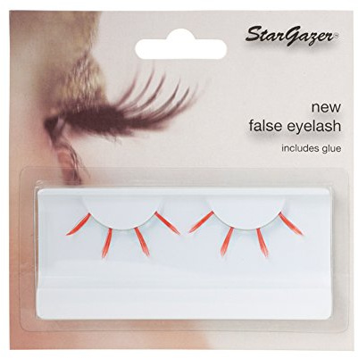 Stargazer Feather Eye Lashes style 41, synthetic lash pair includes glue.