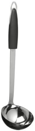 Premier Housewares Tenzo Ladle with Soft Grip Handle - Stainless Steel
