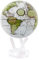 MOVA Globus Cassini Globe White 6 mit Sockel, solarbetriebener rotierender Globus, einzigartiges Geschenk und Heim- oder Schreibtischdekoration für Männer, Frauen, Kinder