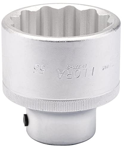 Draper 898 Elora Bi-Hexagon Socket, 3/4 Square Drive, 55mm