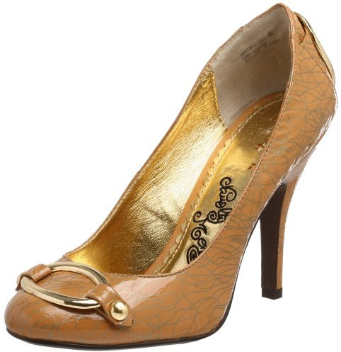 Naughty Monkey Damen Gold Bagger Pump, Braun (hautfarben), 40 EU