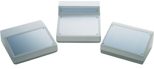 OKW AS054468 ABS-Gehäuse, Aluminium (eloxiert) (B x H x T) 228 x 76 x 216 mm, 1 Stück