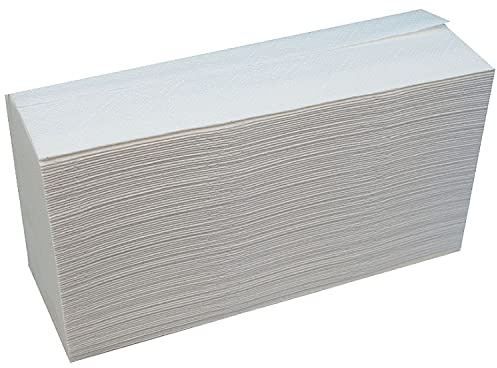 Q-Connect 2Work 1-Ply C-Fold Paper Towels, Pack of 2880, White