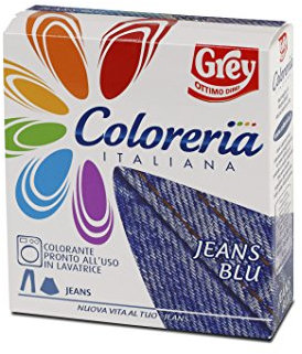 Grey c00119200-coloreria Italienisch Dye/Blue Jeans