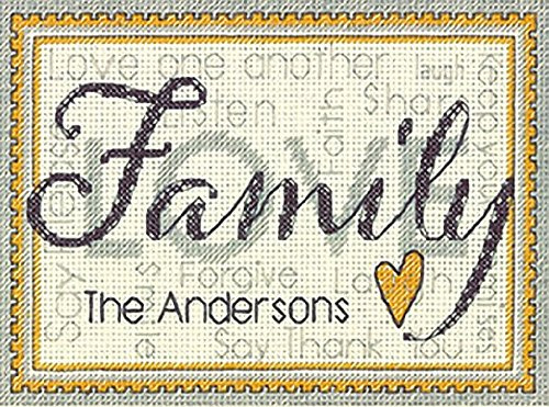 Dimensions Family Counted Cross Stitch Kit, Multi-Colour