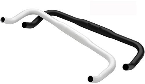 RMS Guidon en aluminium pour vélos fixie à une seule vitesse blanc