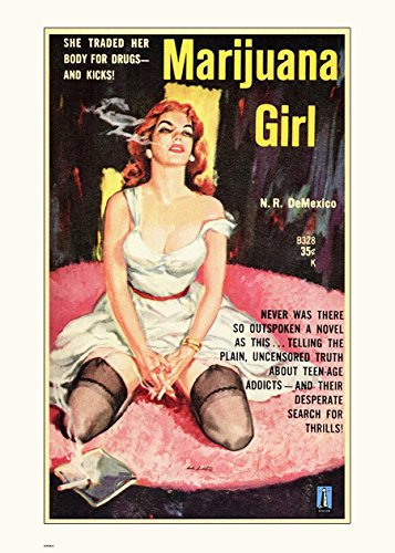 Marihuana Girl Film Poster – 70 x 50 cm Kunstdruck