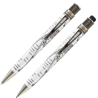 Retro 51 Tornado Rollerball and Mechanical Pencil Set, Dr Gray (VRS-1346)