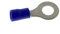 Lumonic 25x Ringkabelschuh M6 teilisoliert 1,5-2,5mm² I Ringkabelschuh Blau I Kabelschuhe Set, Ringösen M6, Ring Kabelschuhe, Kabelschuhe mit Öse