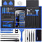 80-in-1 Professionelles Computer-Reparaturwerkzeug-Set, Präzisions-Laptop-Schraubendreher-Set, PC-Bauwerkzeug-Set, mit 56 magnetischen Bits, iPhone, PS4 und andere elektronische Reparatur
