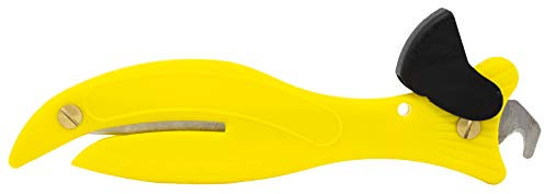 Fish 200 Original Enclosed Blade Safety Box Cutter (1, Yellow)