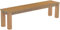 B.R.A.S.I.L.-Möbel Brasilmöbel Sitzbank 180 cm Rio Classico Eiche Natur Massivholz aus Pinie, Verschiedene Größen & Farben, ideal für Esszimmer & Küche