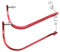 1 Paar Aluminium Motorrad Handschützer, Universal 7/8 22mm Motorrad Dirt Bike Pit Bike Motocross Dirtbike Handguards Lenker Wachen (Rot)