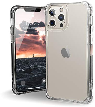 Urban Armor Gear UAG Designed for iPhone 12 Case/iPhone 12 Pro Case [6.1-inch Screen] Rugged Lightweight Slim Shockproof Anti-Yellow Transparent Plyo Protective Cover, Crystal Clear