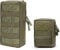 TRIWONDER Molle Pouches 2 Pcs Tactical EDC Gadgets Bag Utility Belt Pouch Molle Accessories Pouch Military Tool Bag (D# Green)