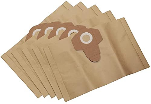 bartyspares Five Dust Bags for TITAN TTB431VAC 1400w 40ltr Wet & Dry Vacuum Cleaner