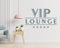 Wandtattoo VIP Lounge Wandsticker Aufkleber fürs Wohnzimmer von timalo® über 30 seidenmatte, harmonische Farben | 75037-Gold-G-100x58