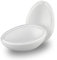 MCE-Commerce Osterfigur, 16 cm, Styropor-Eier, Weiß, 2 Stück, Weiss
