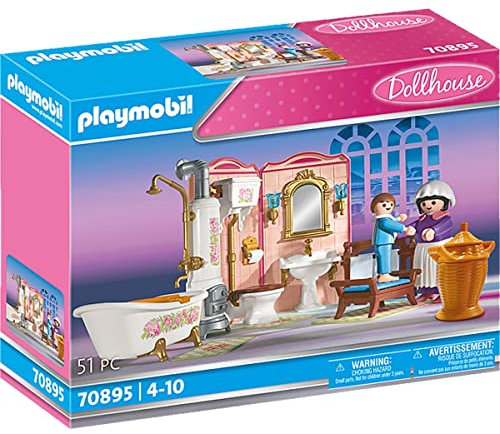 Playmobil 70895 Casa de muñecas victoriana baño grande bañera