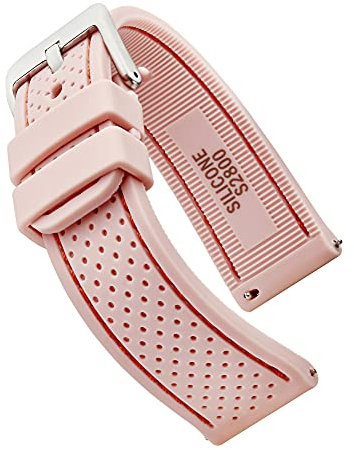 Bracelet de montre Alpine, de qualité supérieure, sportif, étanche, en silicone, avec libération rapide, bracelet de montre en caoutchouc souple, couleurs assorties,20 mm, 20MM, Sangle