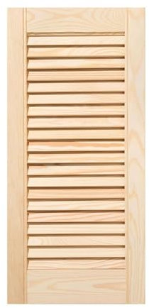ben+camilla.com offene Lamellentür | 61,5 x 29,4 cm Natur | Hochwertige Massivholz Lamellentüren | Für Schrank- und Möbelbau | Kiefernholz unbehandelt