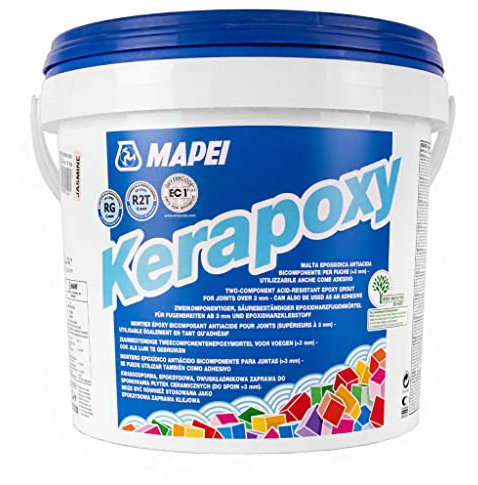 MAPEI Kerapoxy Epoxidharz Fugenmörtel für fliesen 2K 5 kg (Beige Nr 132)