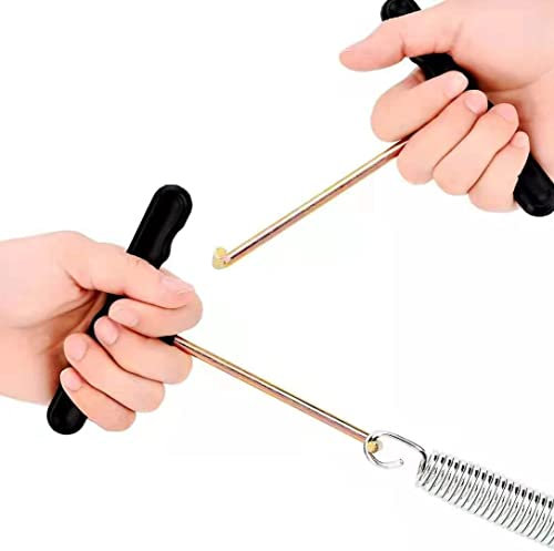 LAMXD Trampoline Spring Tool Puller Hook Metal Tent Peg Trampoline Peg Puller Pull Trampoline Accessories Trampoline Hand Tool for Jumping Camping Awning
