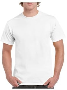 Gildan Blank Adult Heavy Cotton T-Shirt (G500) White