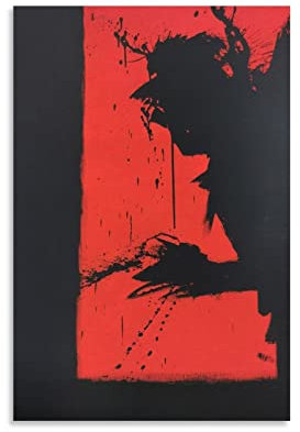 Richard Hambleton Is A Canadian Artist《Shadow Head Berlin》Art Graffiti Poster Home Decor Poster Wandkunst Hängender Bild Druck Dekorative Malerei Poster 60 x 90 cm