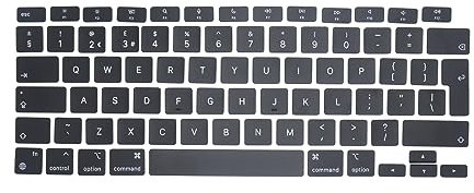 Pardarsey Ersatz-Tastenkappen, komplettes Set von US-Ersatz-Tastenkappen, QWERTY, kompatibel mit MacBook Air 13,3 Zoll Modell A2337 M1 2020–2021 Jahr EMC 3598