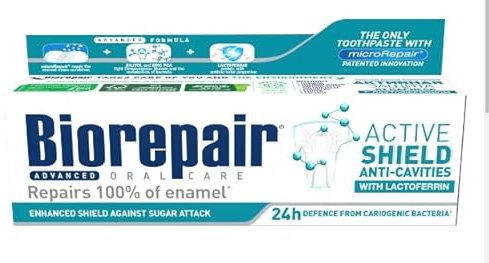 Biorepair Active Shield Zahnpasta, 75 ml - Longlife!