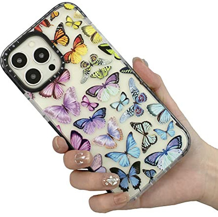 LOLAGIGI for iPhone X/XS Case for Women, Cute Color Butterfly Animal Print Girly Design Kawaii Aesthetic Cartoon Pattern for Girls Teens Soft TPU Case Cover for iPhone X/XS (5.8)