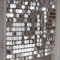 ECYC Ltd Sparkle Sequin Beaded Curtain Door String Curtains, PVC Sequin Bead Doorway Curtain Door Window Decor Room Divider Blind for Home Festivals Wedding Party Decorations (5 Strips, Silver)