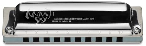Suzuki Manji Sky diatonische Mundharmonika, 10 Löcher, F