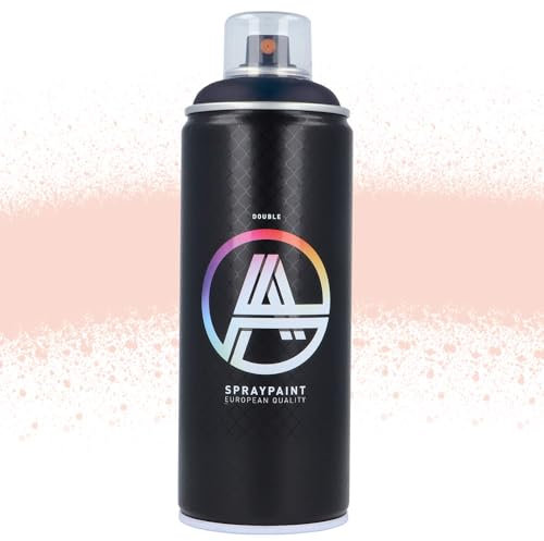 Double A Spraypaint Sprühdose 400ml Sprühfarbe Acryllack Sprühlack matt hochdeckend DIY Kunststoff Metall Möbel Deko (DA-328 Rosy)