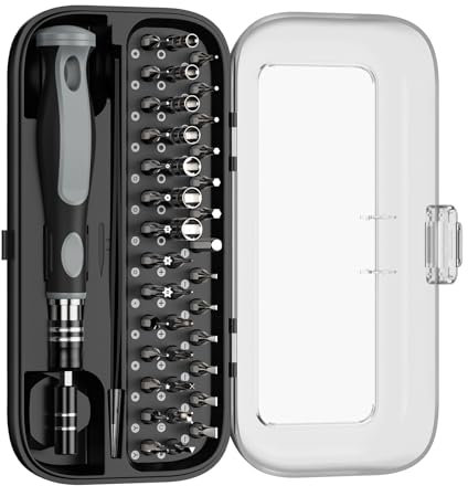 Ankilo 48 en 1 Juego de Destornilladores de Precisión, Juego de Destornilladores Magnéticos, Kit de Herramientas Manuales de Reparación con Destornillador Pequeño