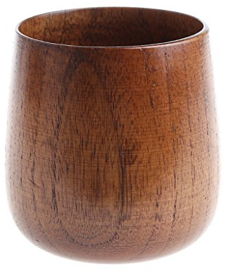 Wooden Cup Primitive Handmade Natural Wood Coffee Beer Milk Tea Mug Tea Mugs Set of 6 8 Oz