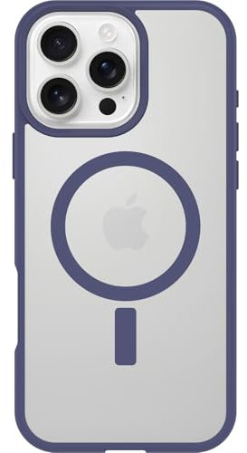 OtterBox Sleek Series MagSafe Case for iPhone 16 Pro Max, Shockproof, Drop proof, Ultra-Slim, Protective Thin Case, Tested to Military Standard, Clear/Purple, Non-Retail Packaging