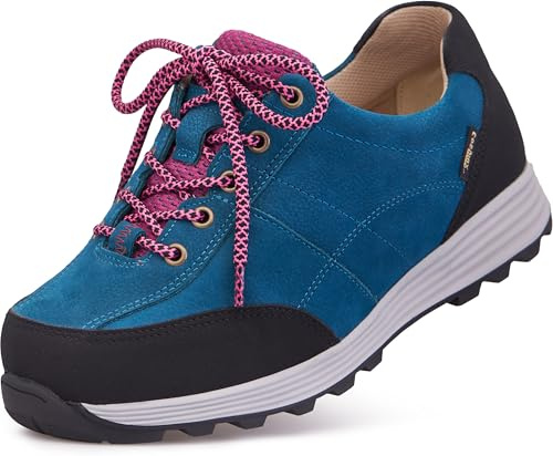 Cosyfeet Minnie High‑Performance - Teal Multi - 7-6E Width - Extra Wide Women's Shoes