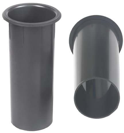 2Pcs Speaker Port Tube, 50mm x 142mm ABS Speaker Cabinet Port Tube Subwoofer Bass Reflex Tube